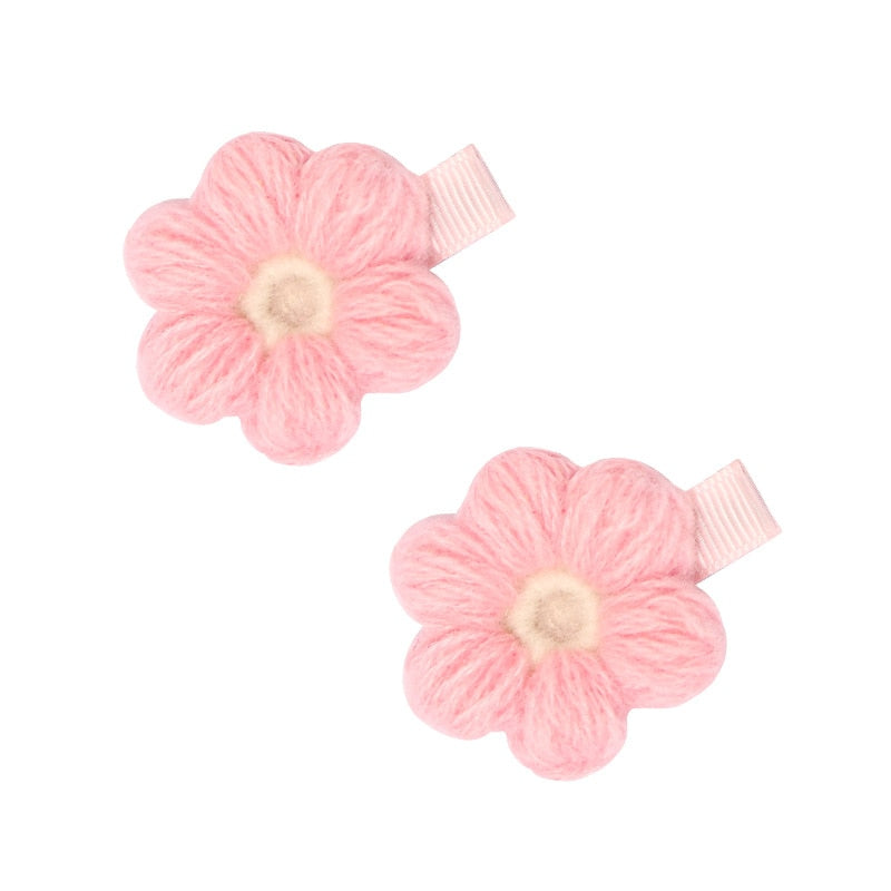 Vintage Baby Crochet Flowers Headbands/Hair Clips