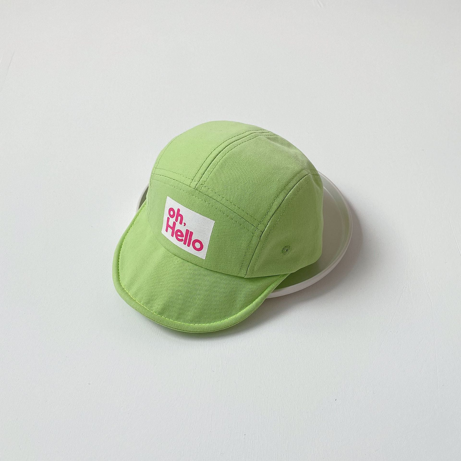 Oh.Hello Print Candy Color Baseball Hat