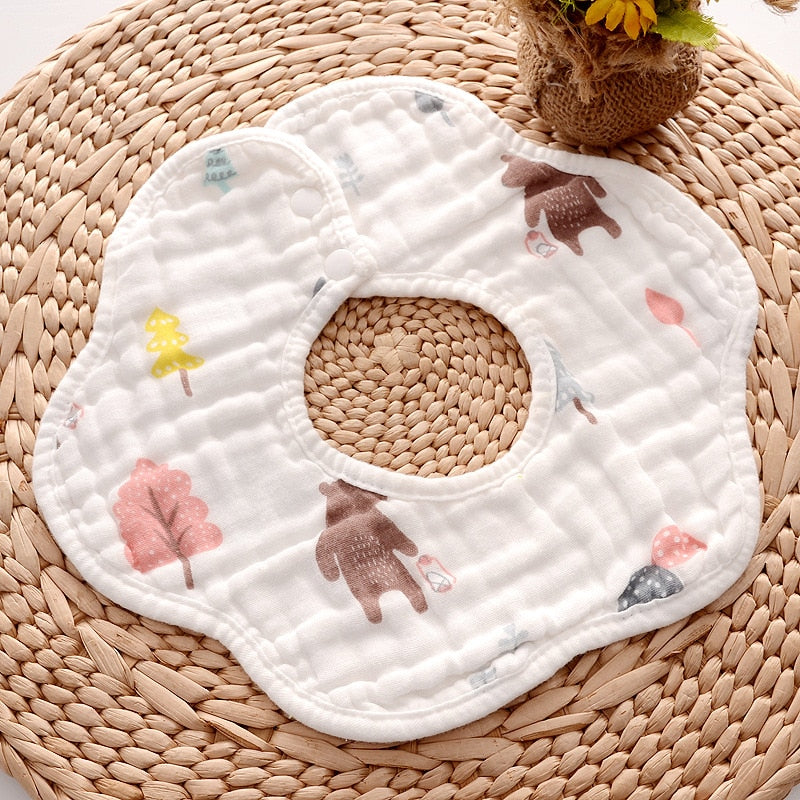Cute Pattern 360 Degree Rotation Bibs
