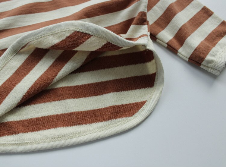 Striped Loose Long Sleeve Top