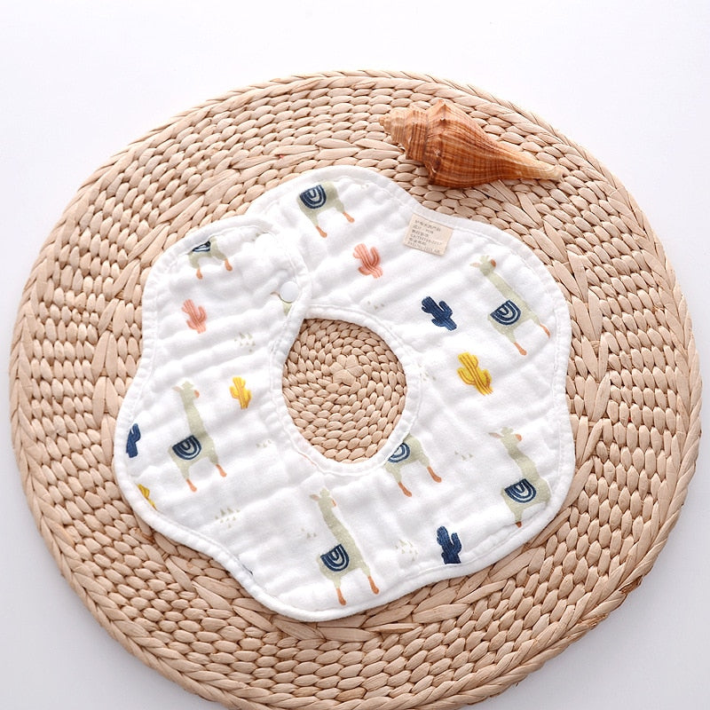 Cute Pattern 360 Degree Rotation Bibs