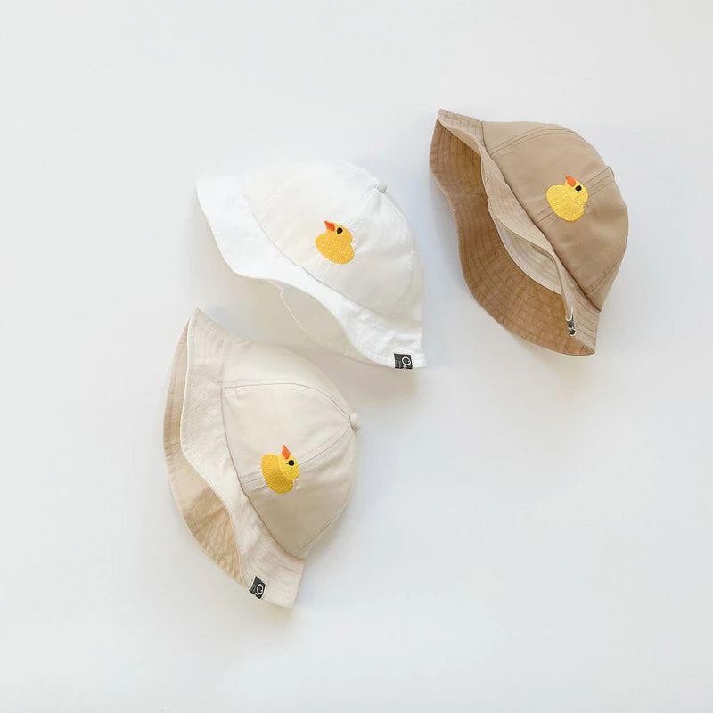 Lovely Duck Embroidered Bucket Hat