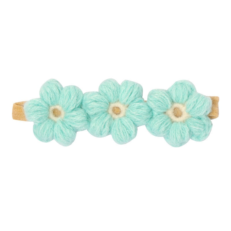 Vintage Baby Crochet Flowers Headbands/Hair Clips