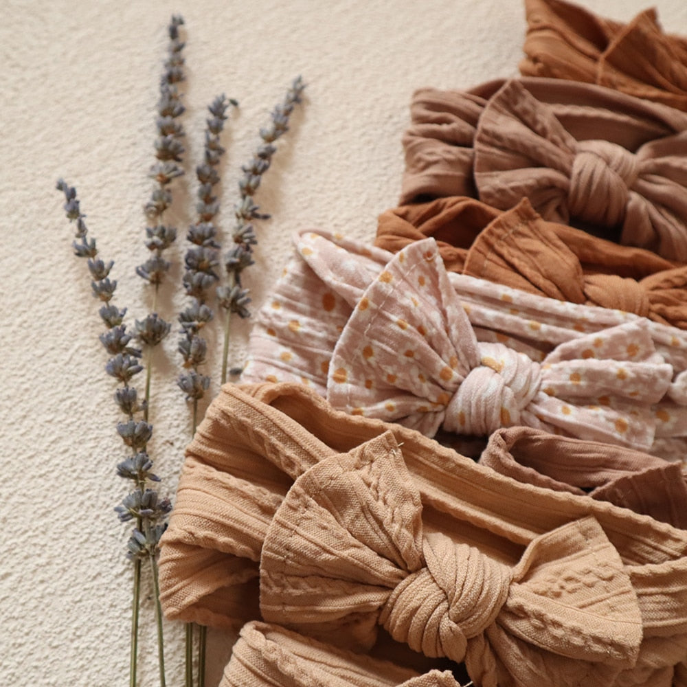 5Pcs/Lot Bowknot Elastic HeadBands