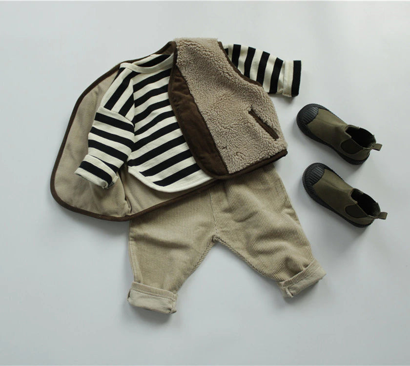 Striped Loose Long Sleeve Top