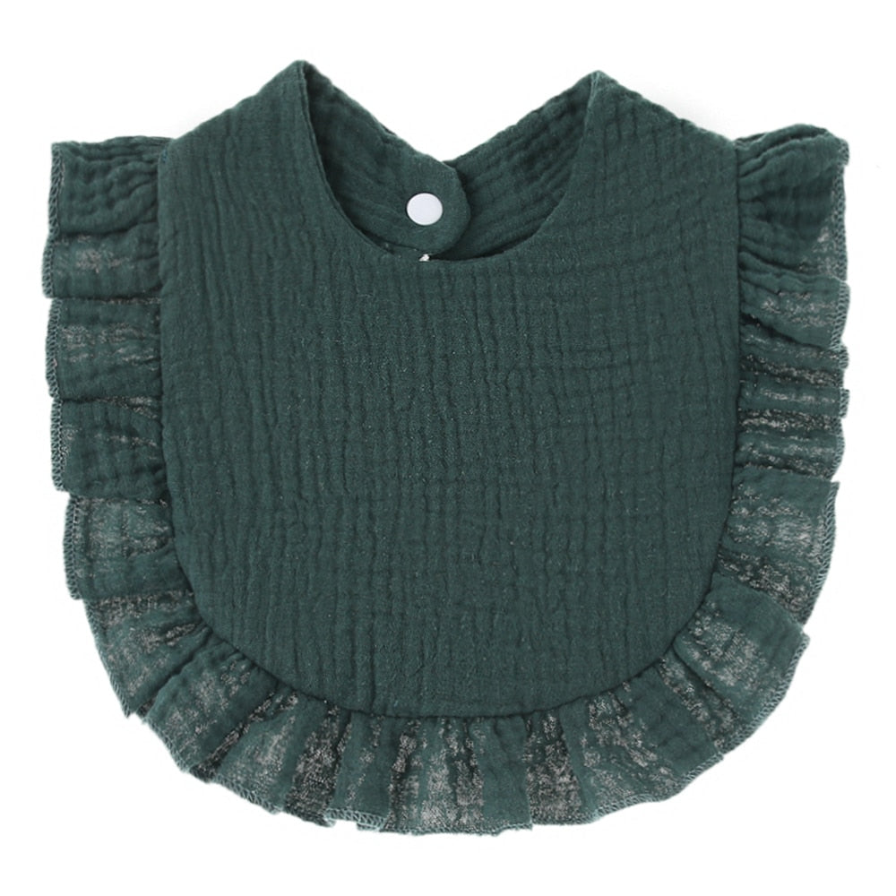 Lace Ruffle Bibs