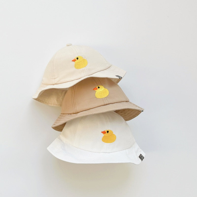 Lovely Duck Embroidered Bucket Hat