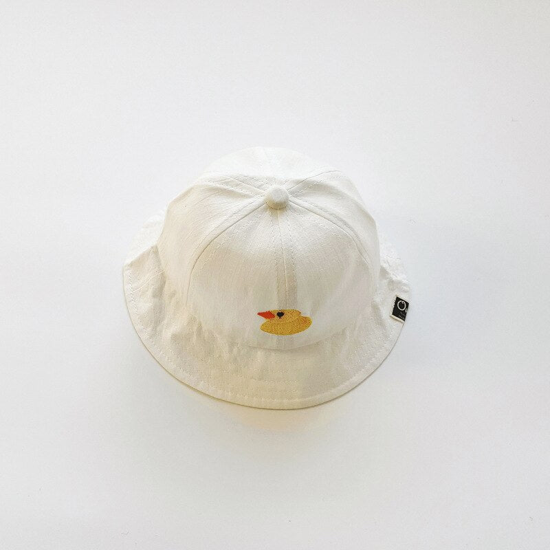 Lovely Duck Embroidered Bucket Hat