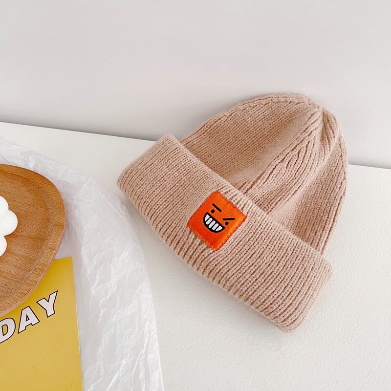 Lovely Expression Knitted Beanies