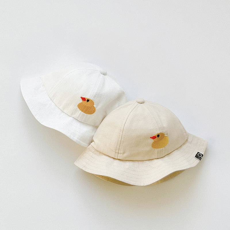 Lovely Duck Embroidered Bucket Hat