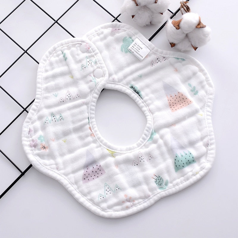 Cute Pattern 360 Degree Rotation Bibs