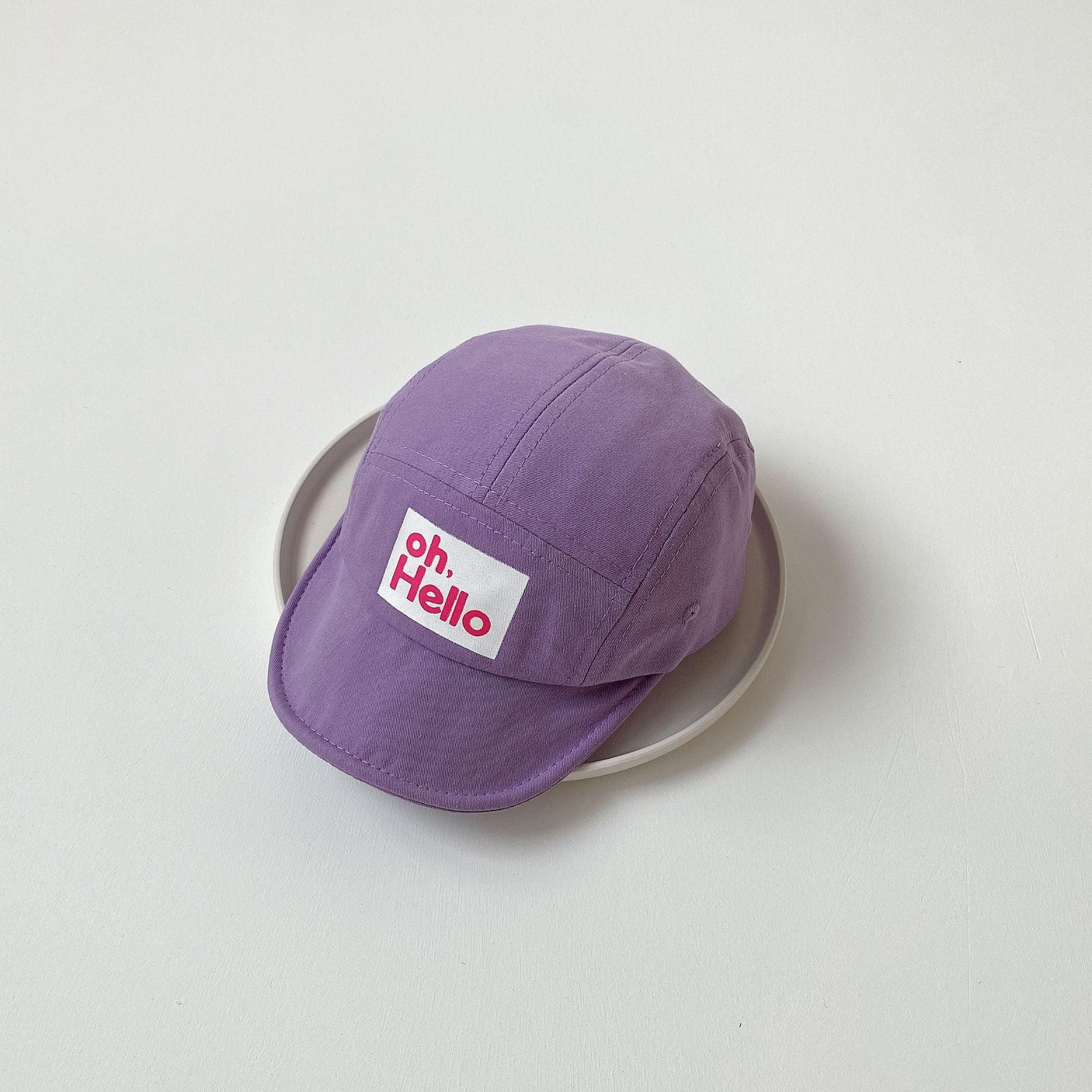 Oh.Hello Print Candy Color Baseball Hat