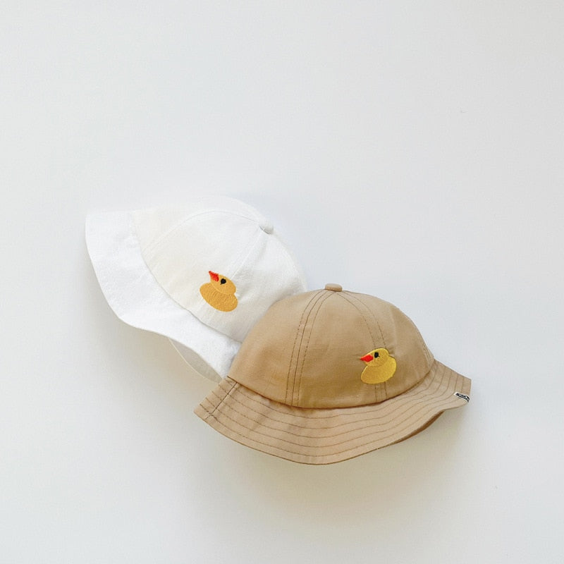 Lovely Duck Embroidered Bucket Hat