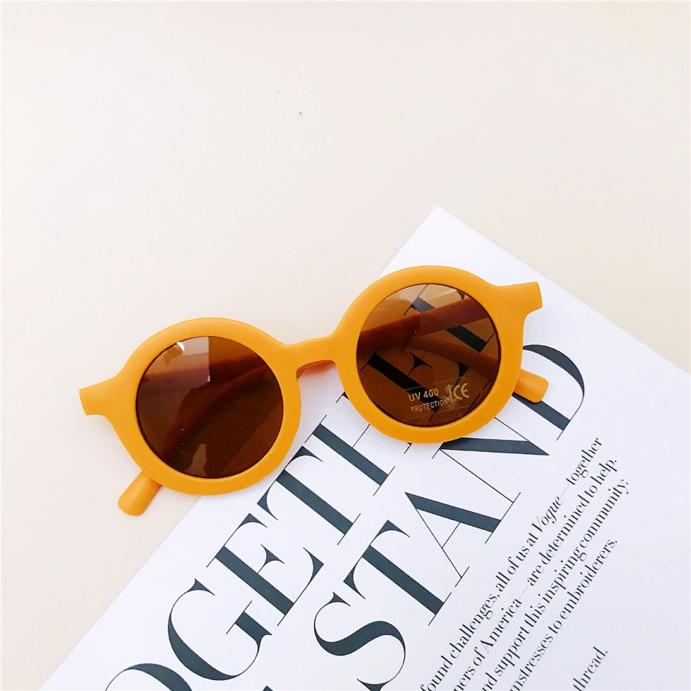 Retro Round-Shaped Sunglasses