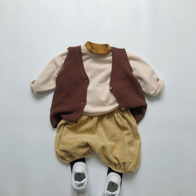 Solid Color Casual Pullover
