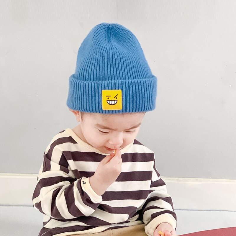Lovely Expression Knitted Beanies