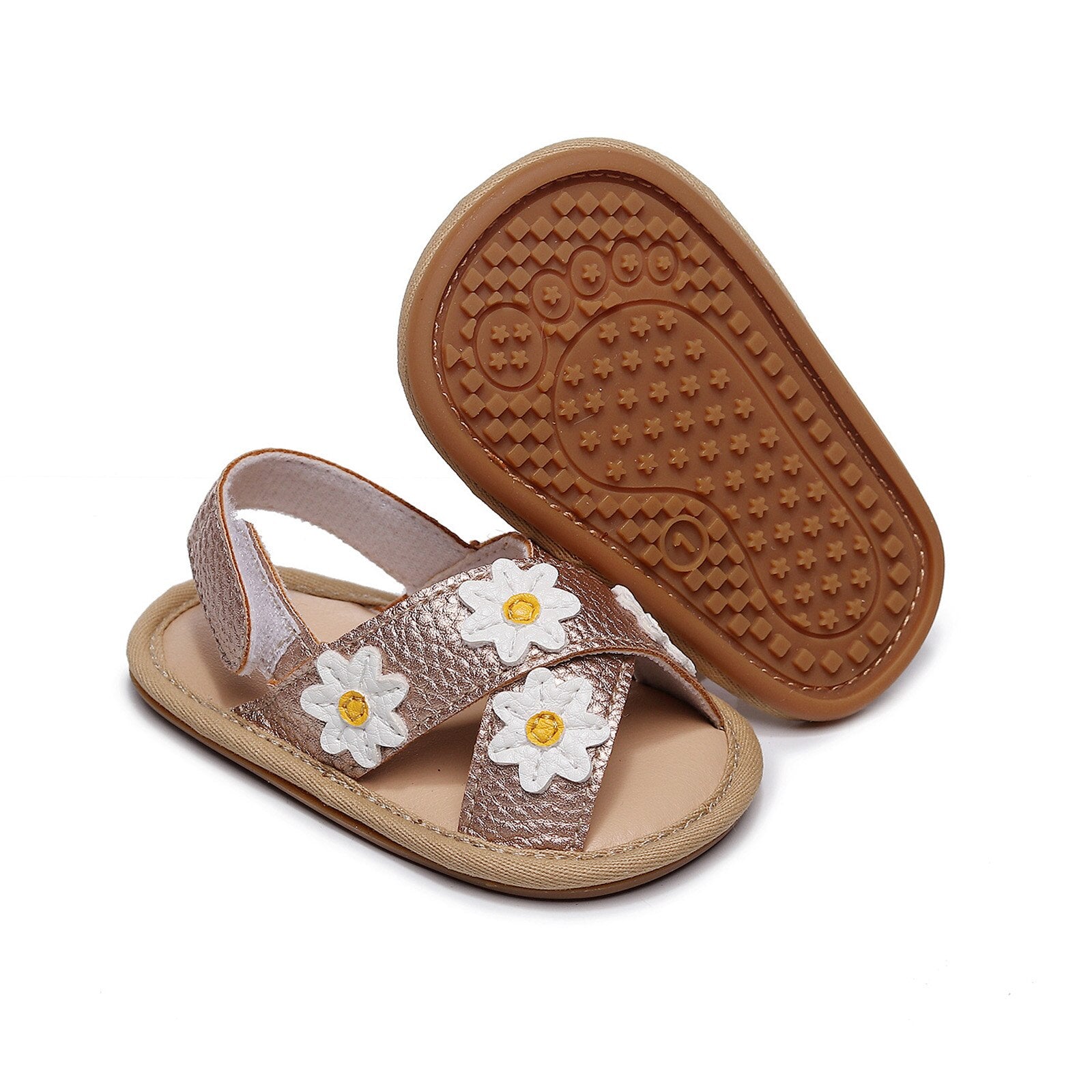 Anti-Slip Daisy Flat Sandals
