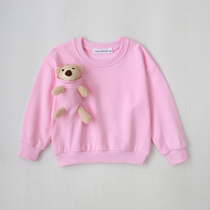 Family Matching Loose Pocket Bear Hoodies