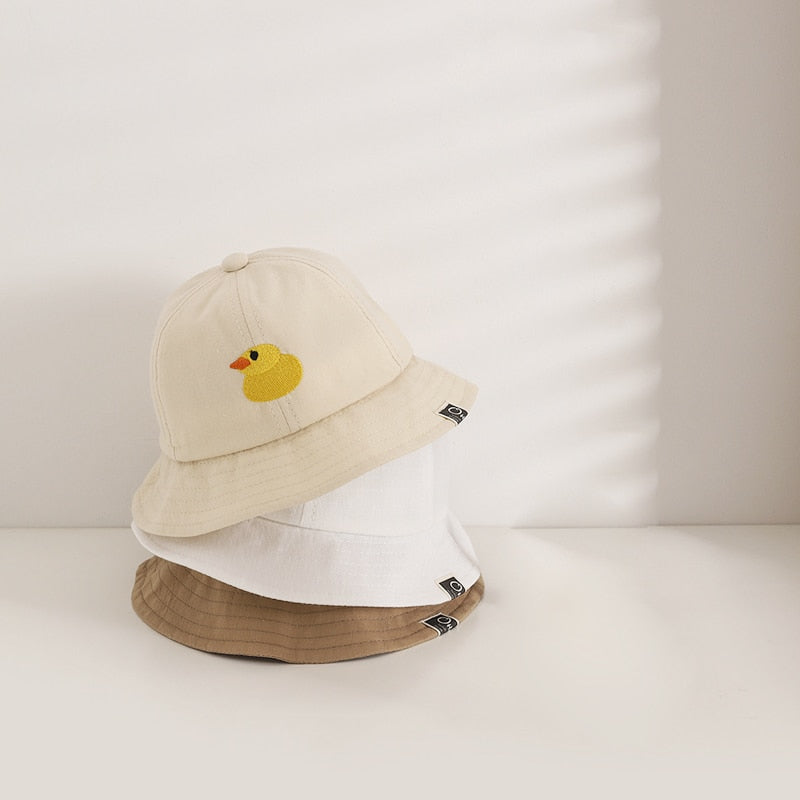 Lovely Duck Embroidered Bucket Hat