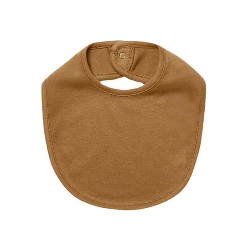 Double Layers Cotton Cartoon Printed Bibs