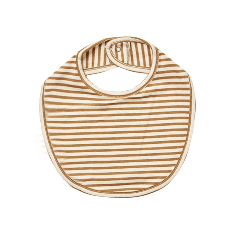 Double Layers Cotton Cartoon Printed Bibs
