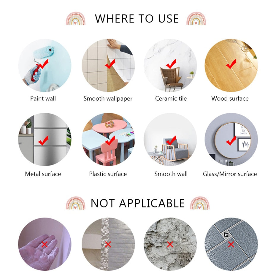 Abstract Irregular Geometric Terrazzo Wall Stickers
