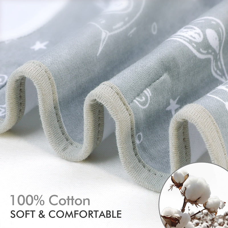100% Organic Cotton Printed Swaddle
