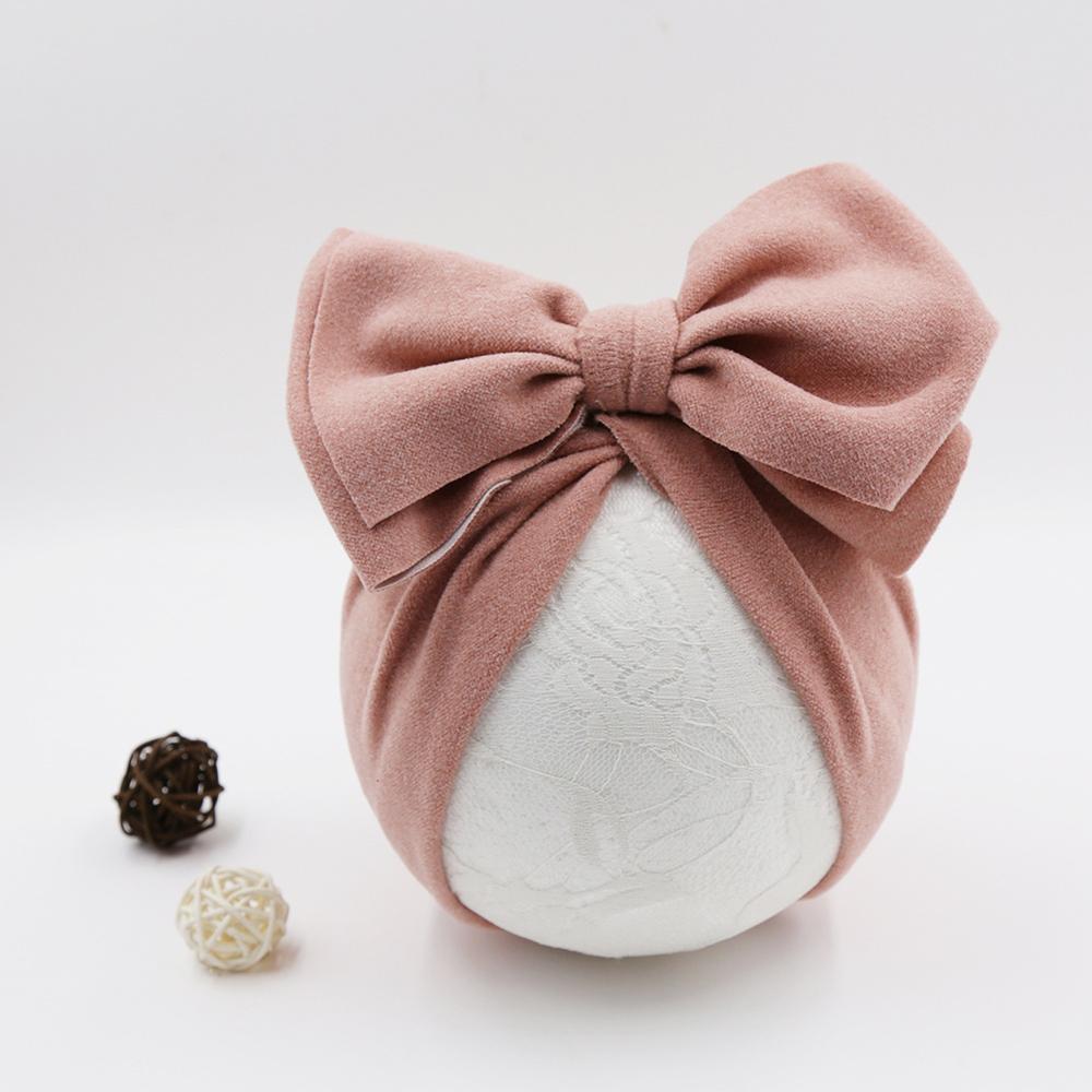 Solid Color Bow Knot Turban