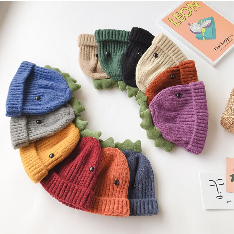 Dinosaur Knitted Beanie Hat