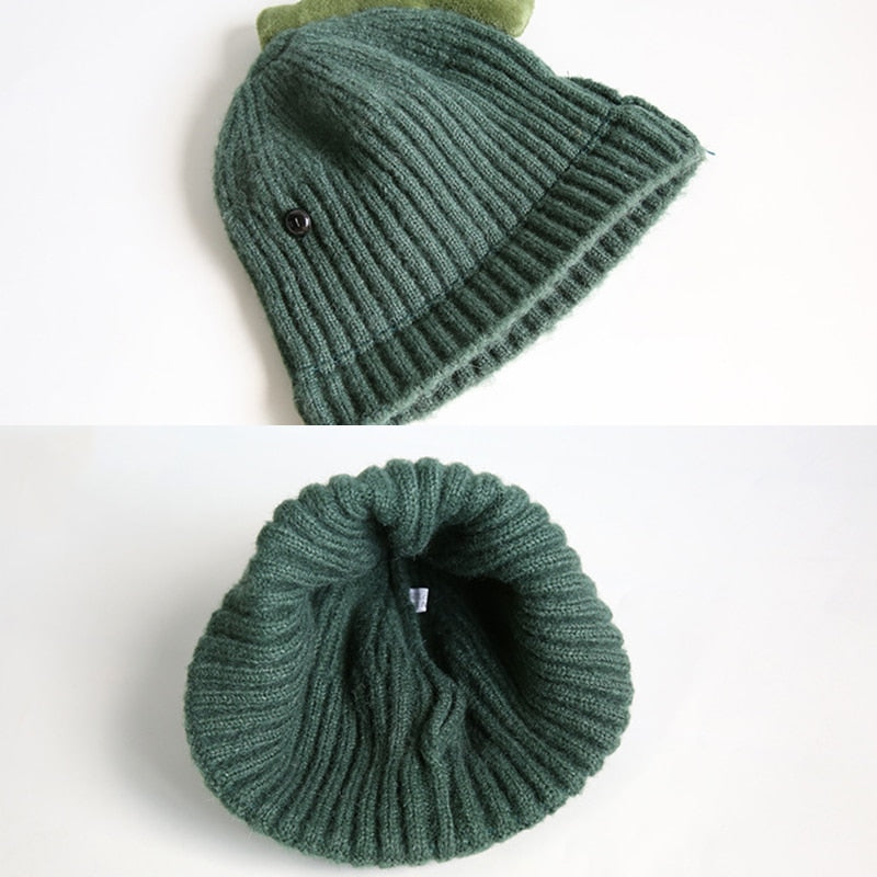 Dinosaur Knitted Beanie Hat