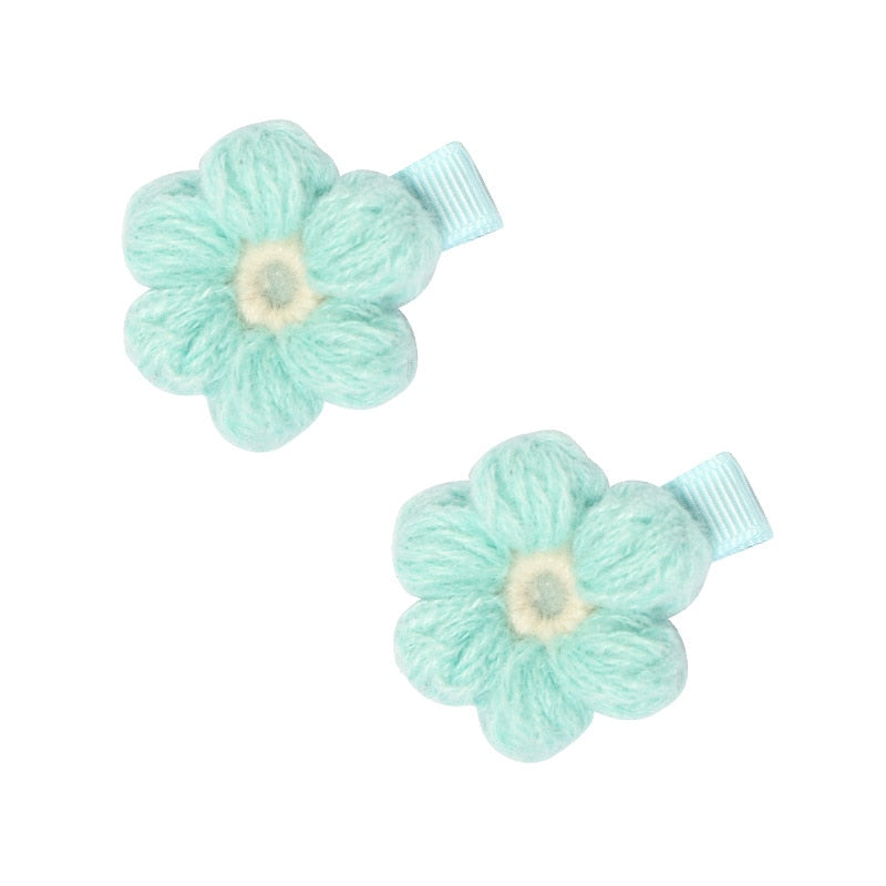 Vintage Baby Crochet Flowers Headbands/Hair Clips