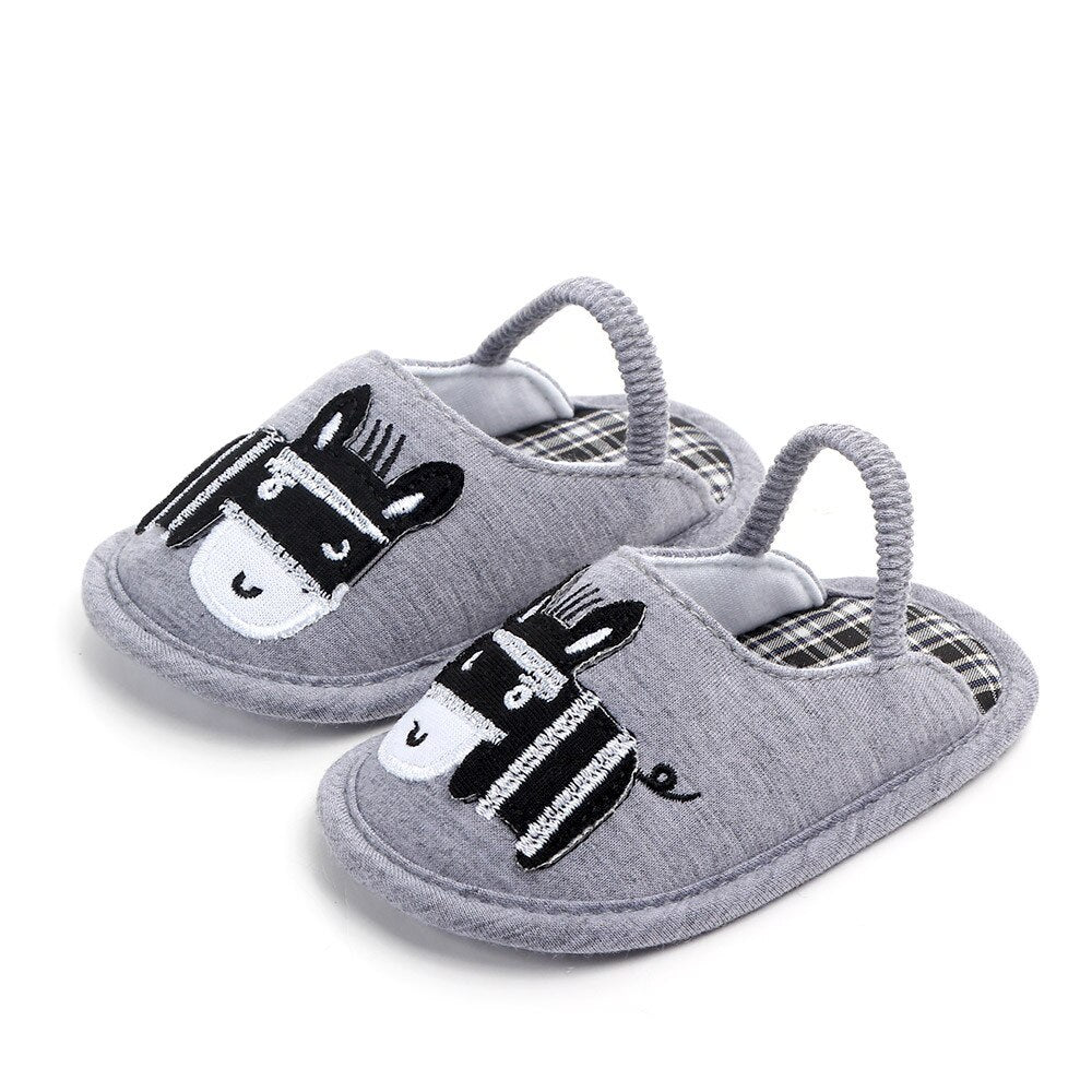 Animals Embroidered Slippers