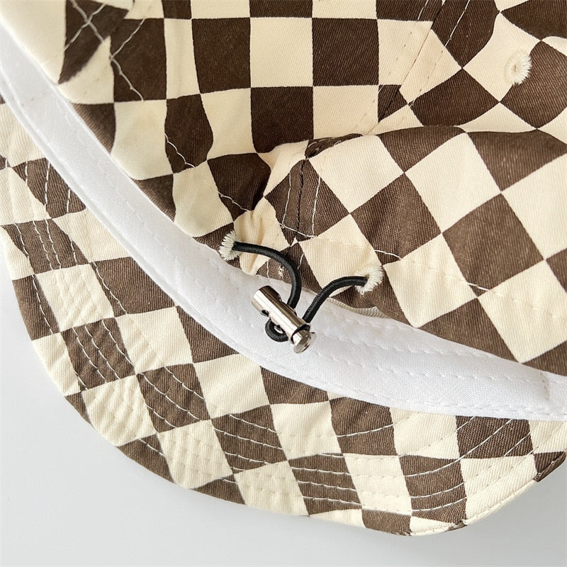 Checkerboard Soft-Edged Baseball Cap