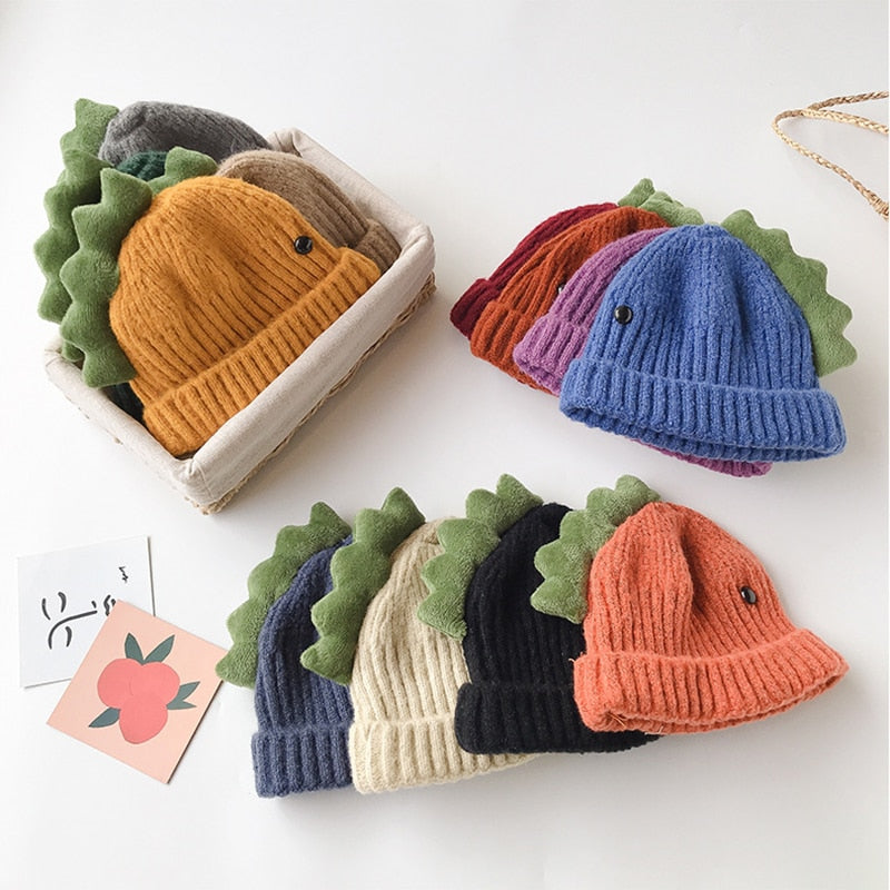 Dinosaur Knitted Beanie Hat