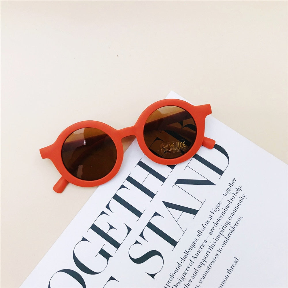 Retro Round-Shaped Sunglasses