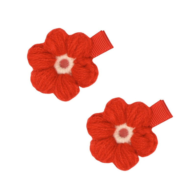 Vintage Baby Crochet Flowers Headbands/Hair Clips