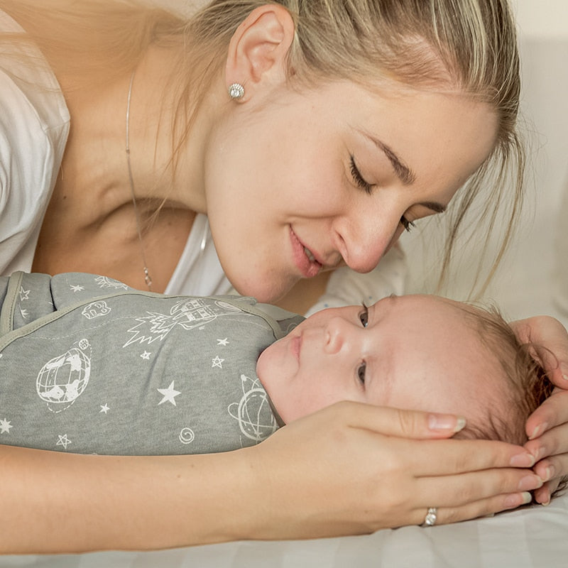 100% Organic Cotton Printed Swaddle