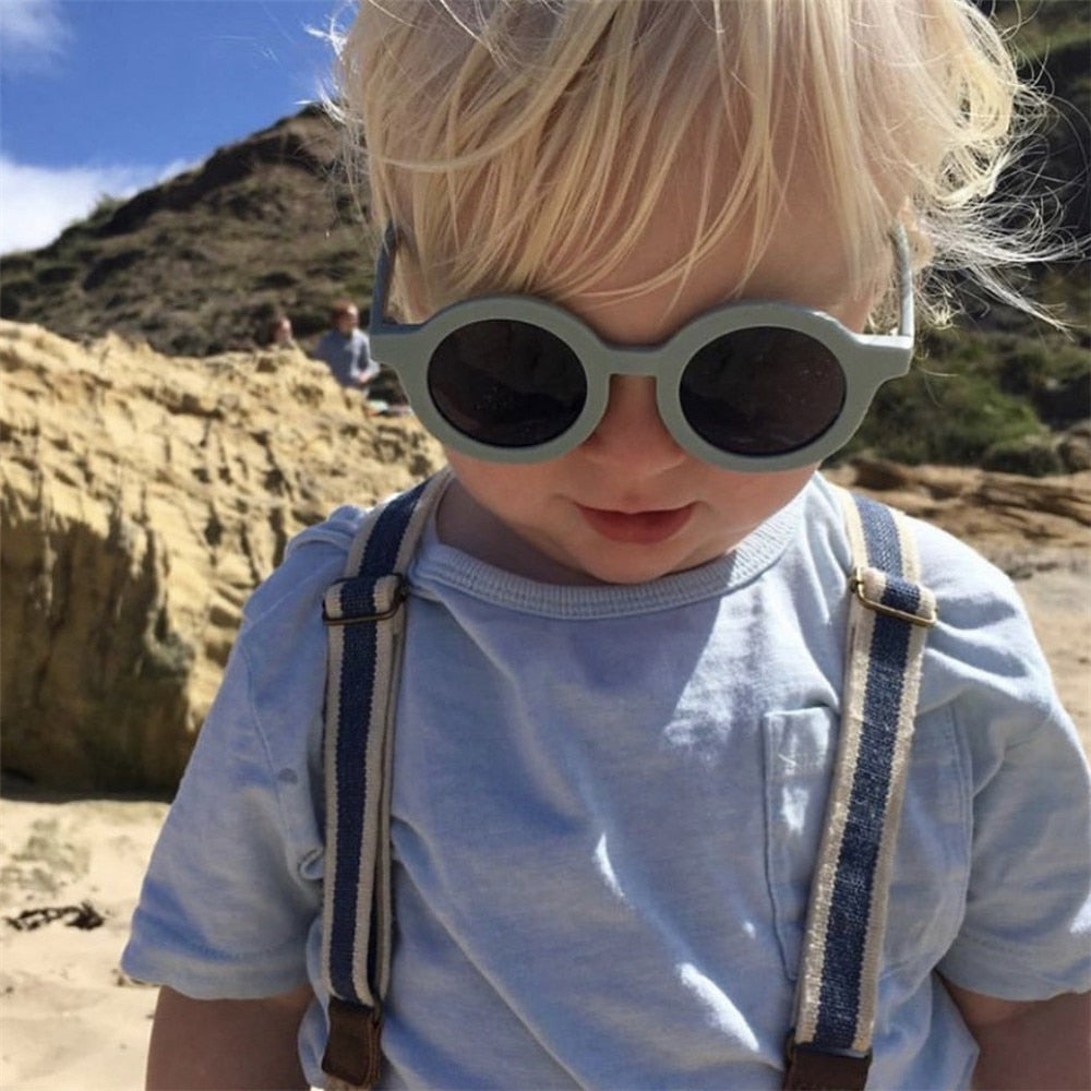 Retro Round-Shaped Sunglasses