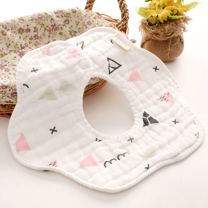 Cute Pattern 360 Degree Rotation Bibs