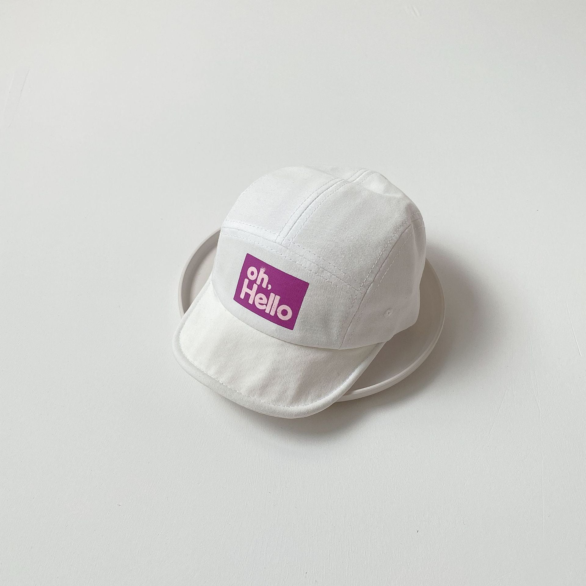Oh.Hello Print Candy Color Baseball Hat