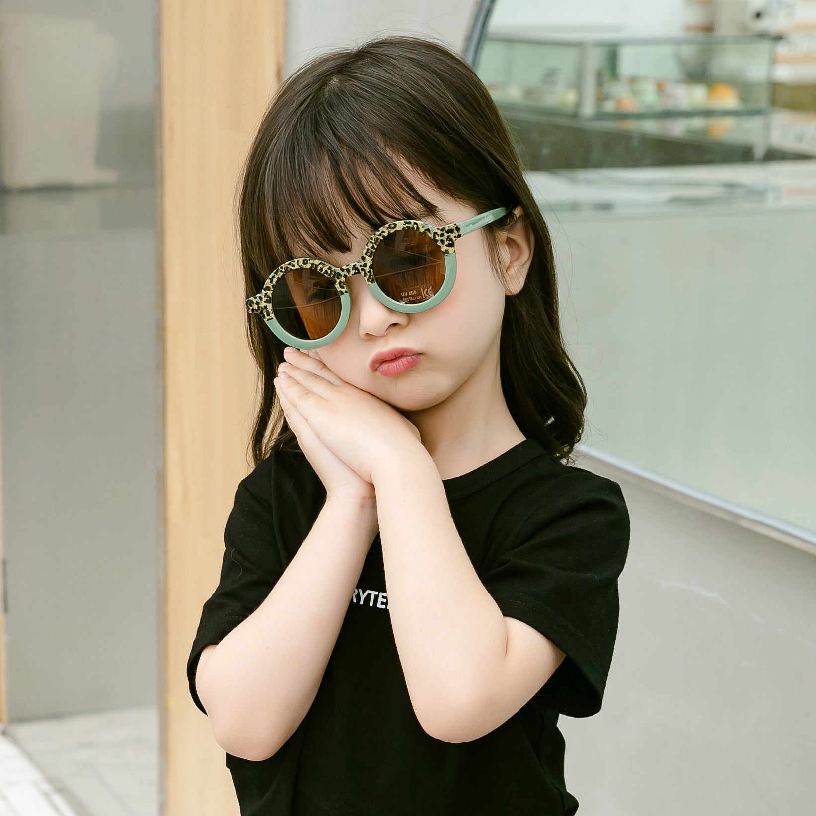 Leopard Print Vintage Sunglasses