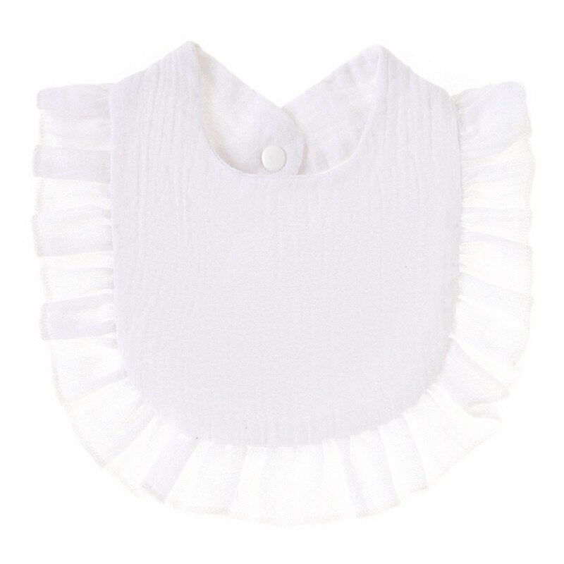 Solid Color/Pattern Ruffle Bib