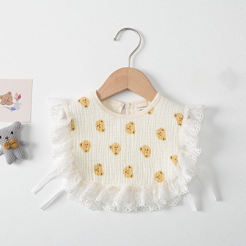 Solid Color/Pattern Ruffle Bib
