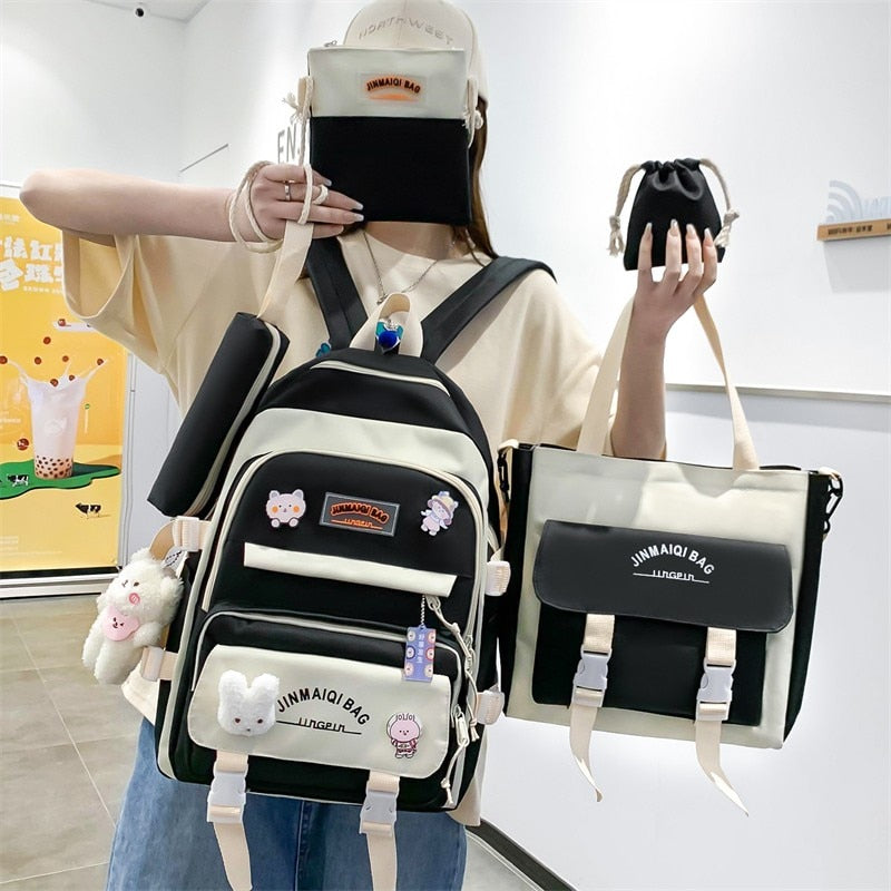 5 In 1 Multifunctional School Bag