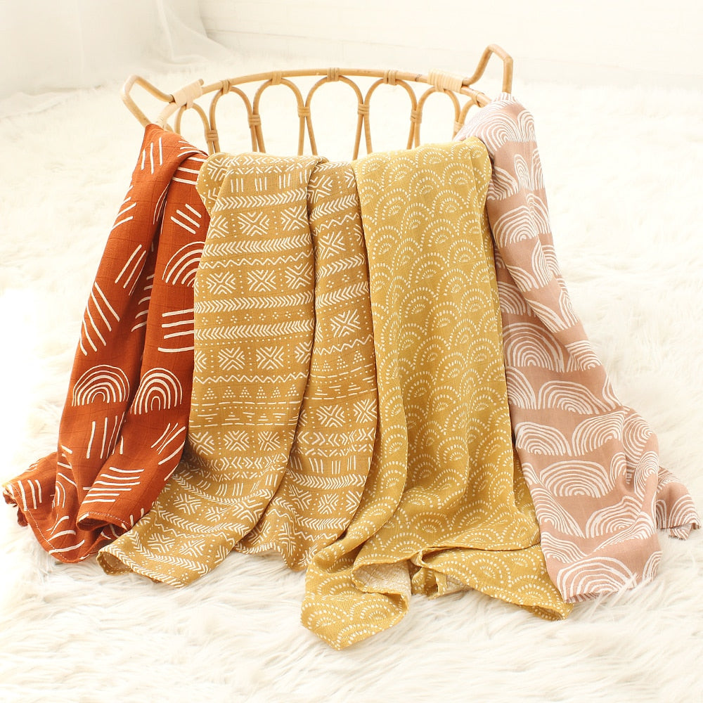 Muslin Pattern Print Swaddle