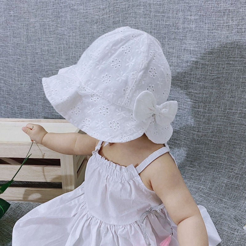 Fruits/Pattern Print Bowknot Bucket Hat