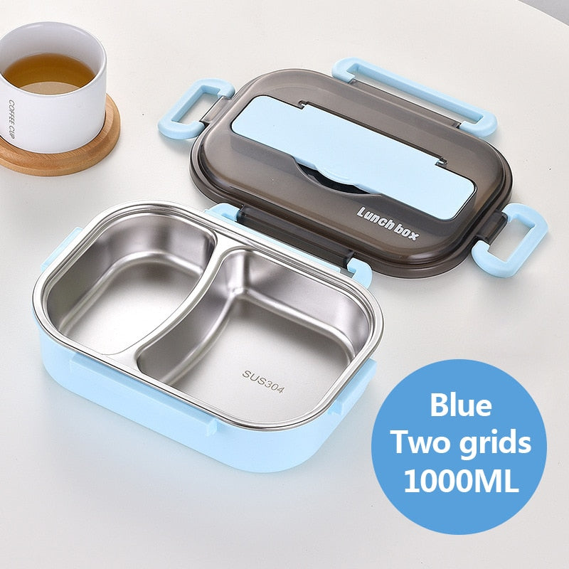 Stainless Steel Lunch Box with Compartments Storage Container