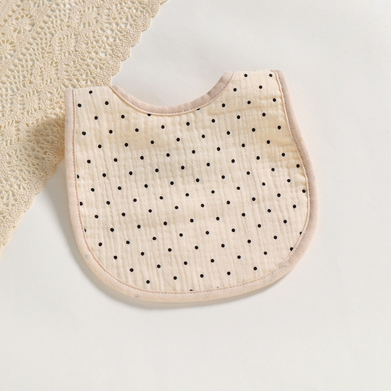 Solid Color Cute Pattern Bibs