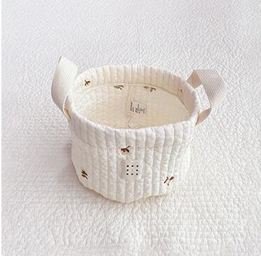 Cute Bear Embroidery Basket