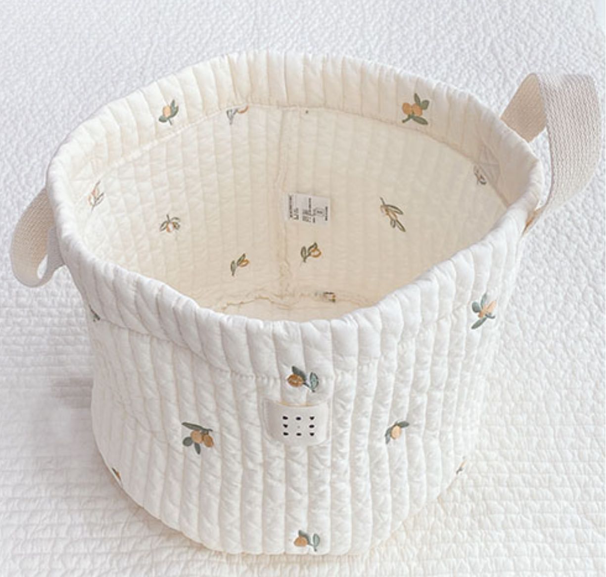 Cute Bear Embroidery Basket
